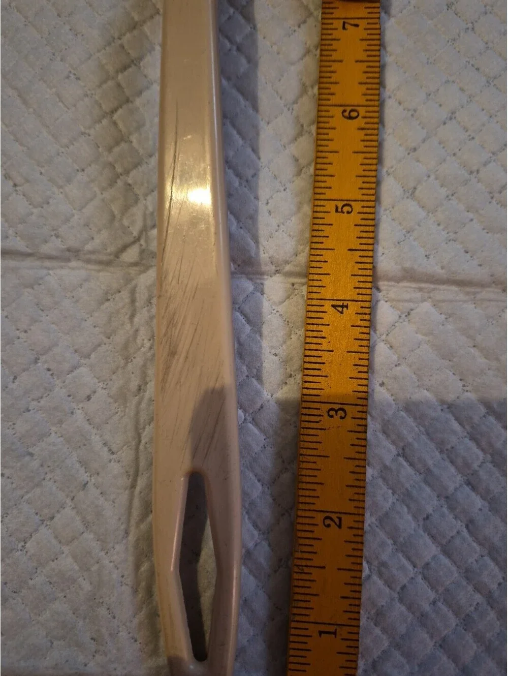 Vintage Tailor Made Products Beige  Serving Spoon Cooking Utensil! USA!